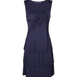 Navy nursing/breastfeeding Dress